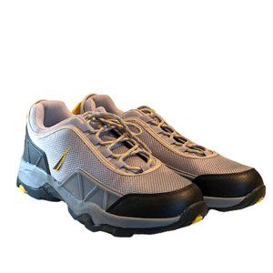 Nautica Caspian Gray Mesh Capped Toe Sneakers Size 9 New